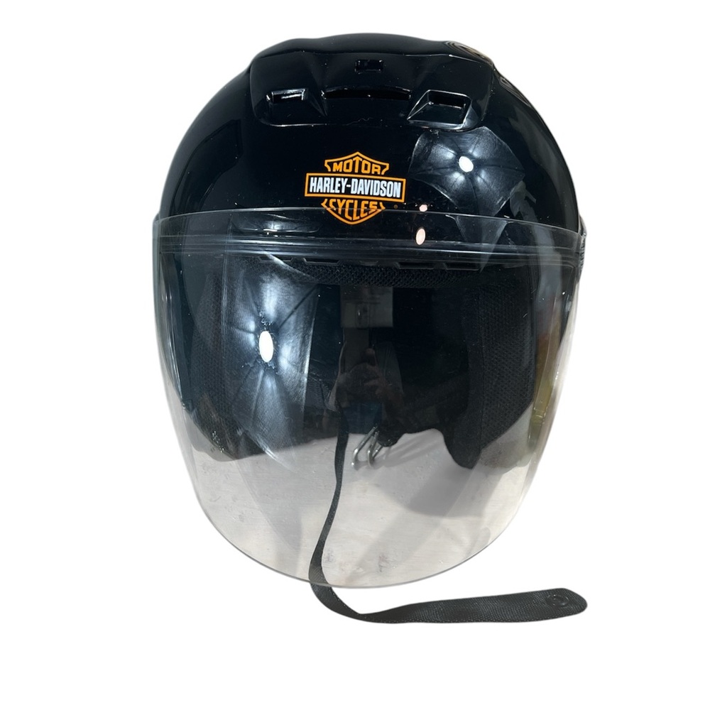 Harley Davidson 3/4 Helmet w Retractable Shield Size Medium